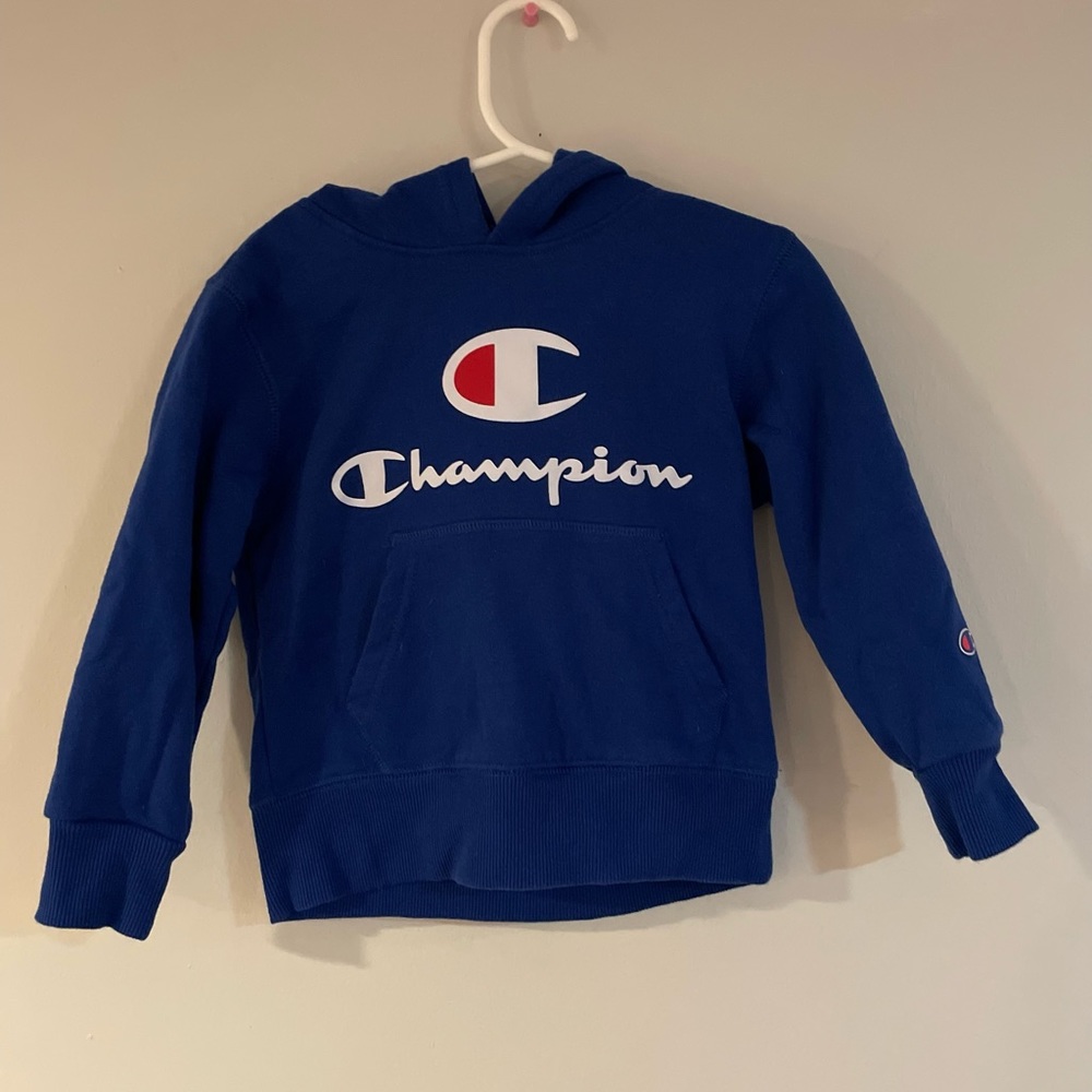 Children’s Champion Hoodie Blue Size 4